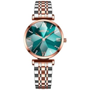 NIBOSI 2529 — Crystal Facet Watch